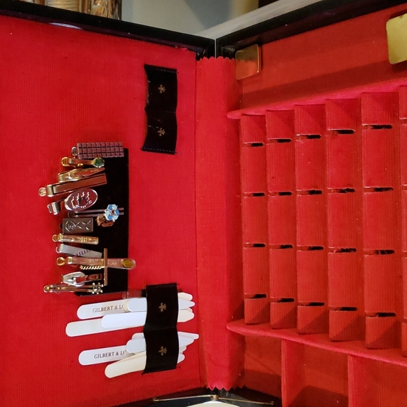 👑Host Pick👑 SET 12 VINTAGE  TIE TACKS IN ORIGINAL BOX - Picture 2 of 7